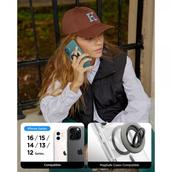 MagSafe Phone Ring Nano Pop MagFit Truffle Grey