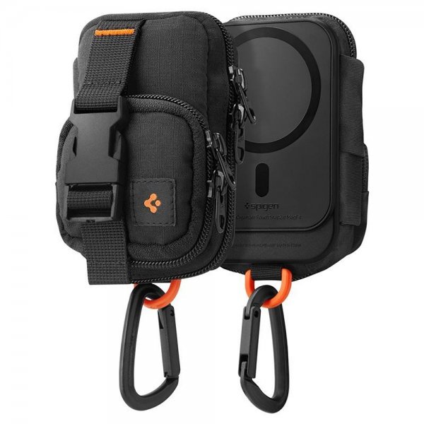 MagSafe Bag Portable Organizer Pouch Snap Zip MagFit Black