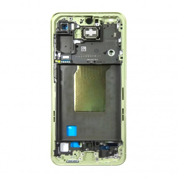 Original middle frame for Samsung Galaxy A55 5G - Yellow