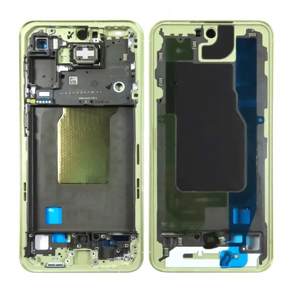 Original middle frame for Samsung Galaxy A55 5G - Yellow