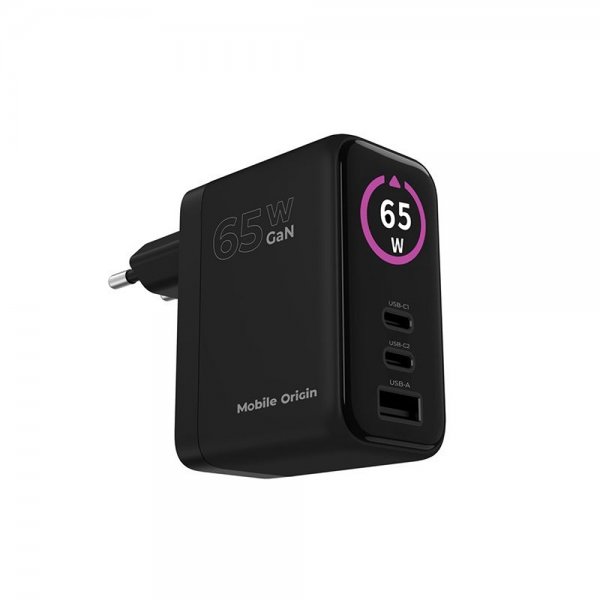 Charger with Display GaN 65W
