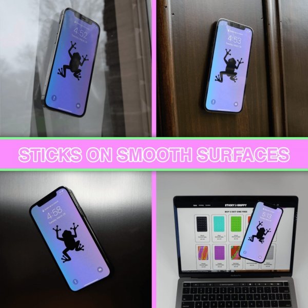 Mobile holder Suction cup Black