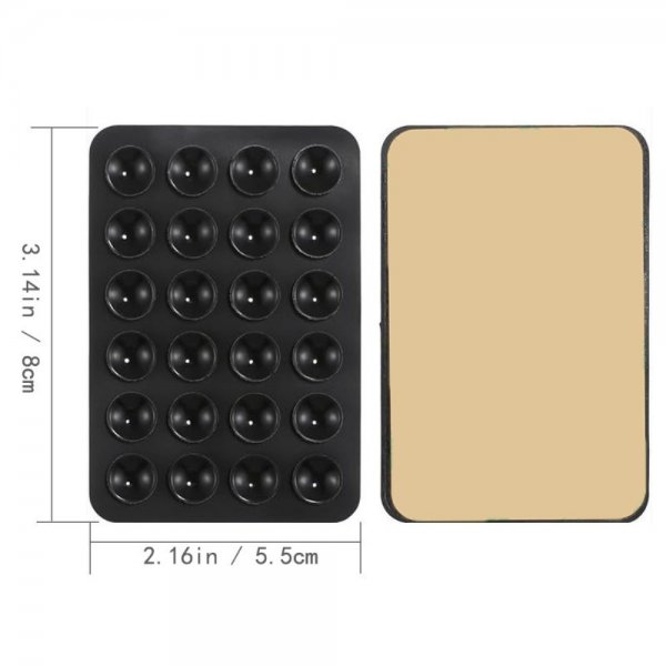 Mobile holder Suction cup Black