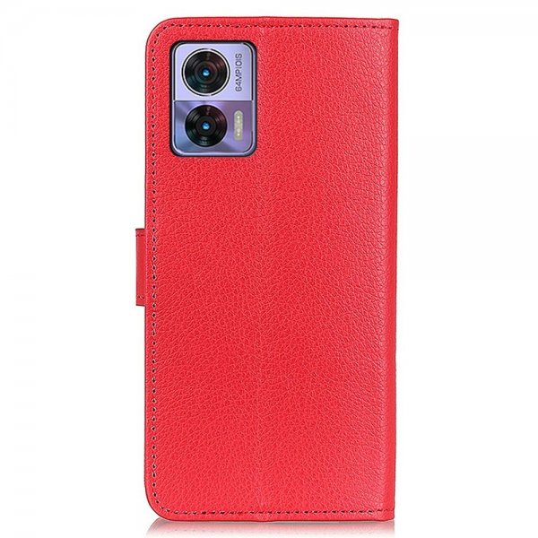Motorola Edge 30 Neo Cover Litchi Red