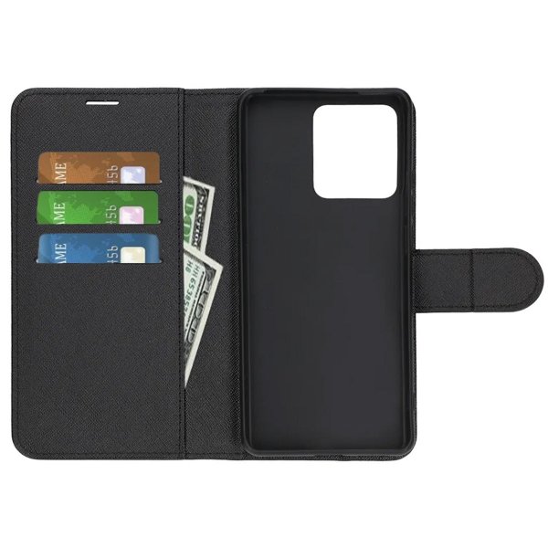 Motorola Edge 40 Neo Cover with Stand Black
