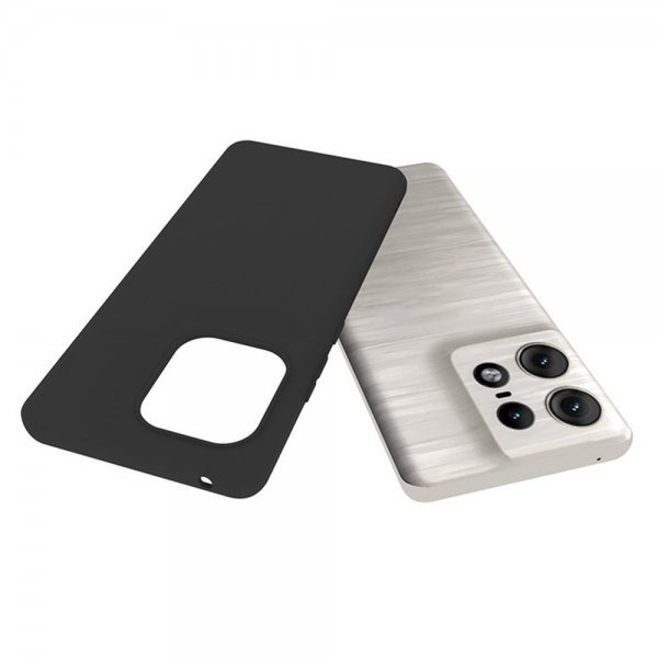 Motorola Edge 50 Pro Case Soft plastic Black