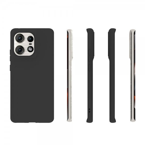 Motorola Edge 50 Pro Case Soft plastic Black