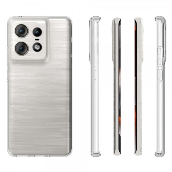 Motorola Edge 50 Pro Case Soft plastic Transparent