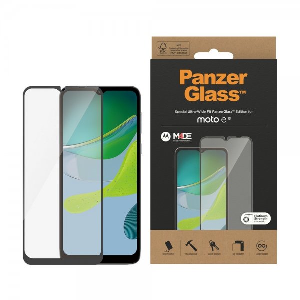 Motorola Moto E13 Screen Protector Ultra-Wide Fit
