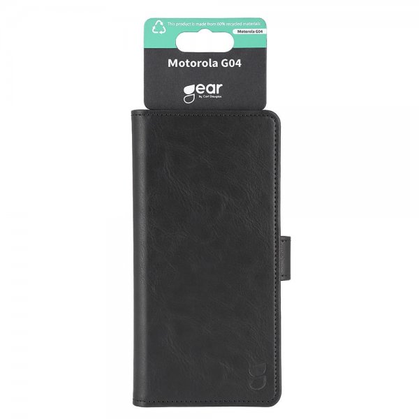 Motorola Moto G04 Cover 3 Card slots Black