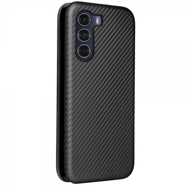 Motorola moto g200 5G Cover Carbon Fiber Texture Black