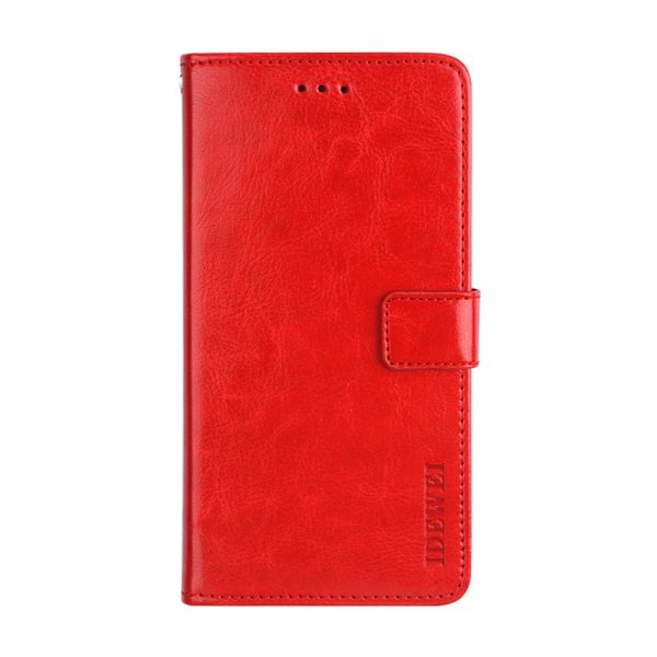 Motorola Moto G30 Cover Leather texture Red