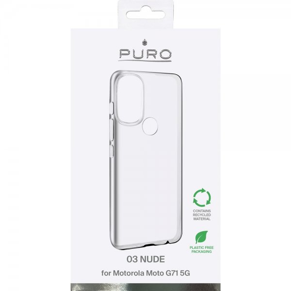 Motorola moto g71 5G Case Nude Transparent