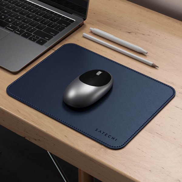 Eco-Leather Mouse Pad Blue