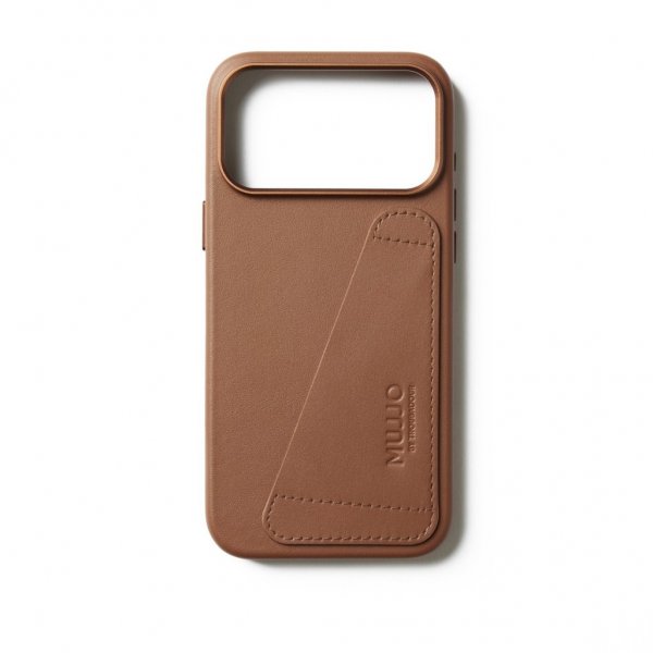 iPhone 17 Pro Max Case Full Leather Wallet Case MagSafe Tan