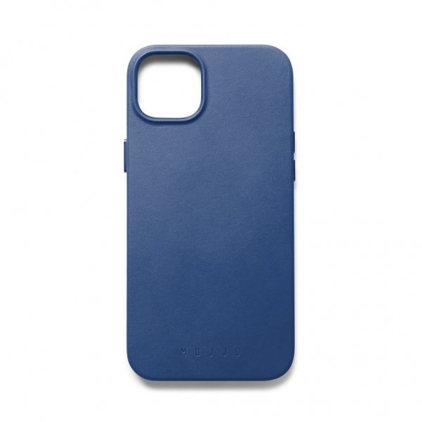 iPhone 14 Case Full Leather Case MagSafe Monaco Blue