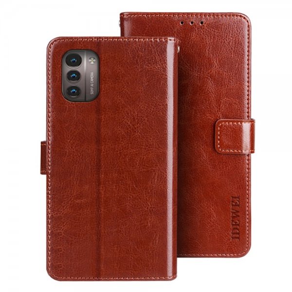 Nokia G11/G21 Cover Leather texture Brown