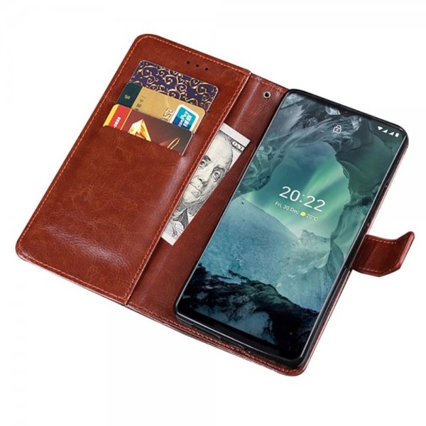 Nokia G11/G21 Cover Leather texture Brown