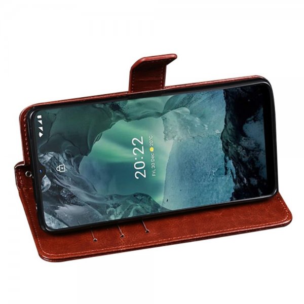 Nokia G11/G21 Cover Leather texture Brown