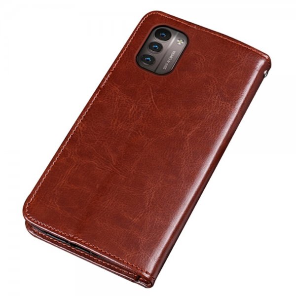 Nokia G11/G21 Cover Leather texture Brown