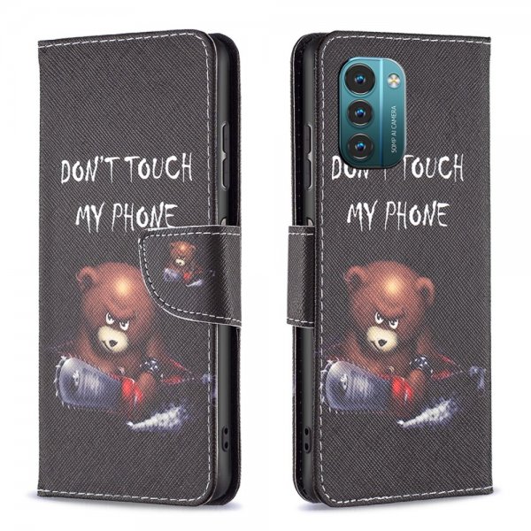 Nokia G11/G21 Cover Print Bear Chainsaw
