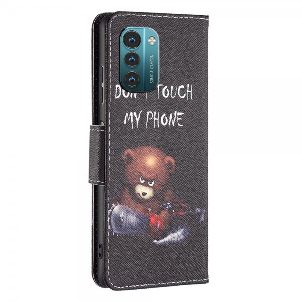 Nokia G11/G21 Cover Print Bear Chainsaw