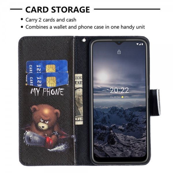 Nokia G11/G21 Cover Print Bear Chainsaw
