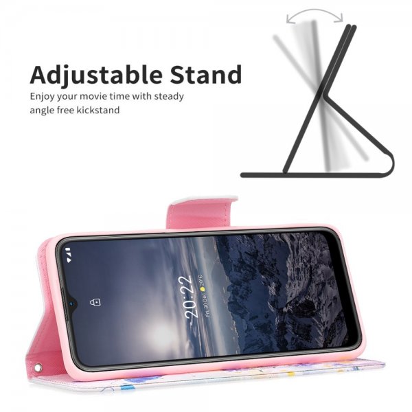 Nokia G11/G21 Cover Print Butterflies and Flowers