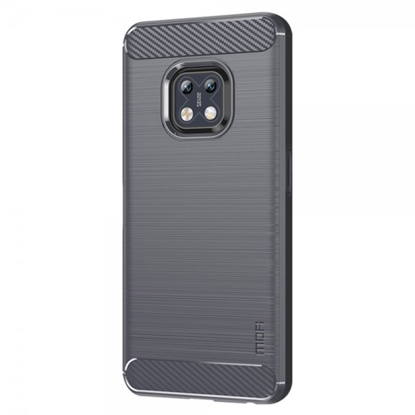 Nokia XR20 Case Brushed Carbon fiber texture Grey
