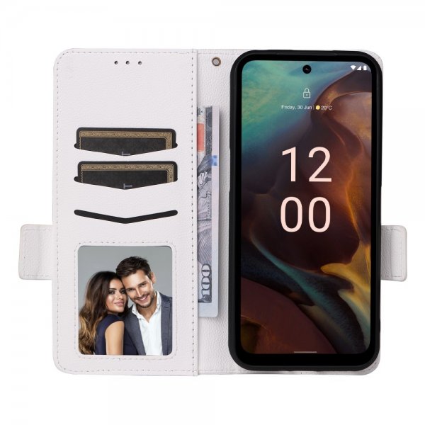 Nokia XR21 Cover Litchi White