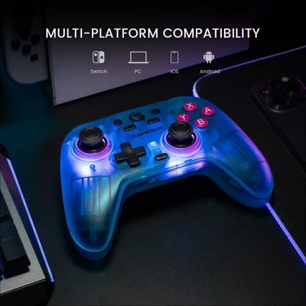 Nova HD Rumble Game Controller 2.4G Neon Teal
