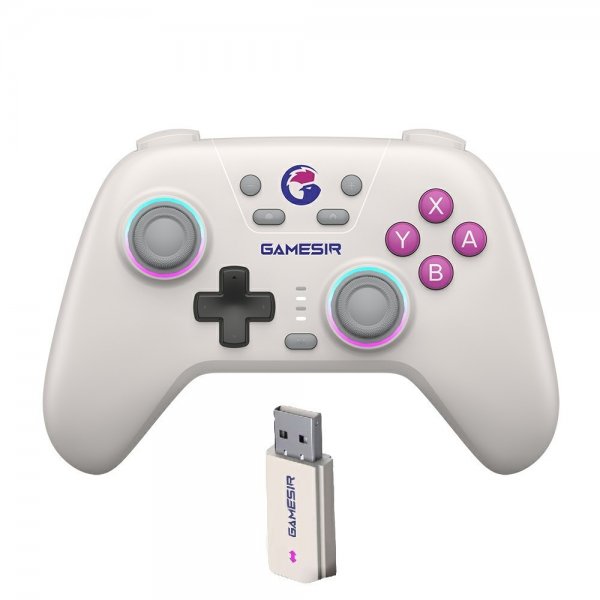 Nova HD Rumble Game Controller 2.4G Retro White