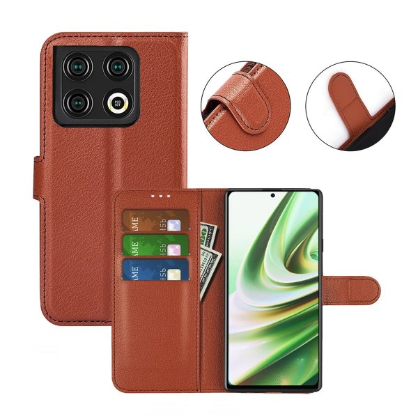 OnePlus 10T Cover with Stand Brown