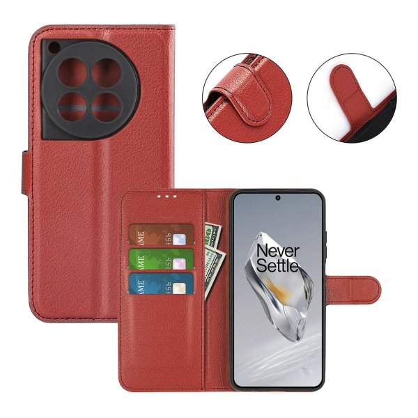 OnePlus 12 Cover with Stand Brown