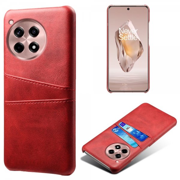 OnePlus 12R Case with two Card Slots Red