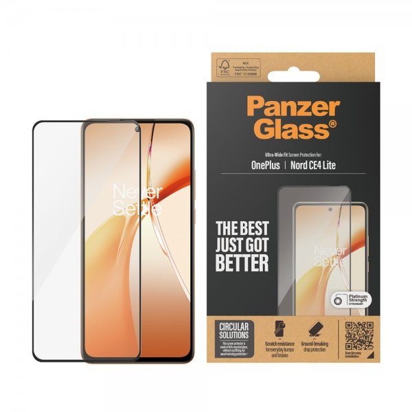 OnePlus Nord CE4 Lite 5G Screen Protector Ultra-Wide Fit