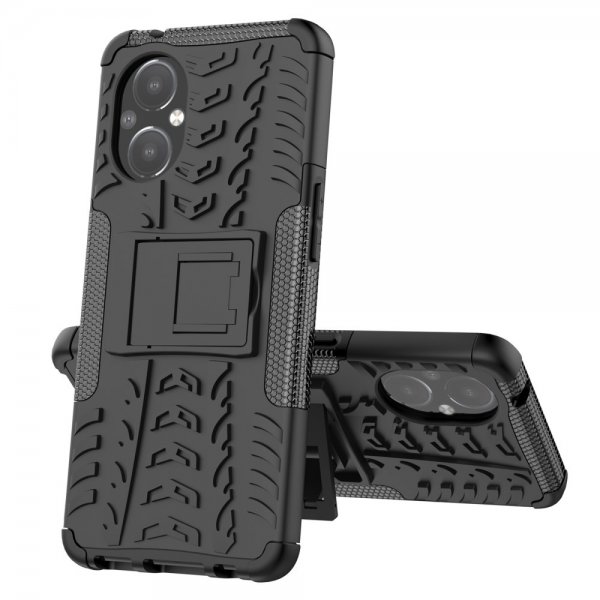 OnePlus Nord N20 5G Case Tire Pattern Stand function Black