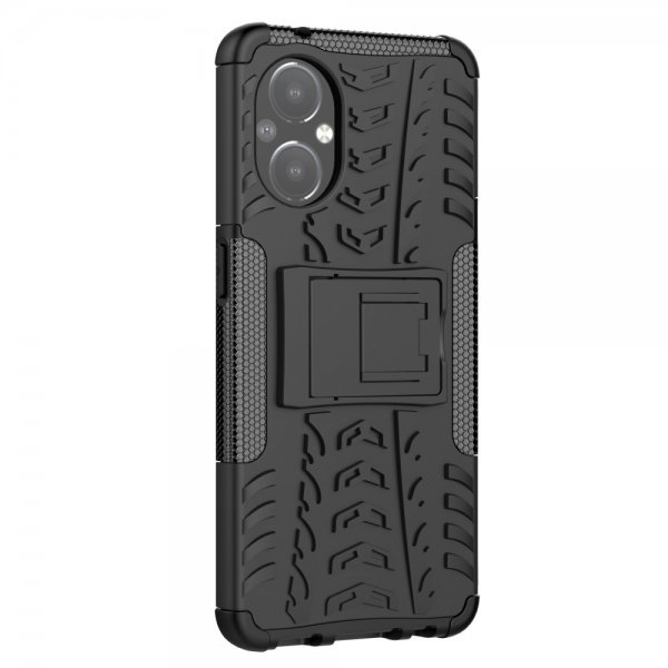 OnePlus Nord N20 5G Case Tire Pattern Stand function Black
