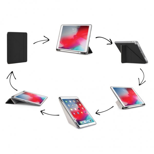 iPad Air 2019 (gen 3) Origami Cover Pen Holder Black