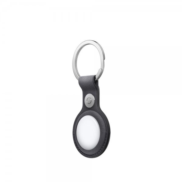 Original AirTag Holder FineWoven with Key Ring Black