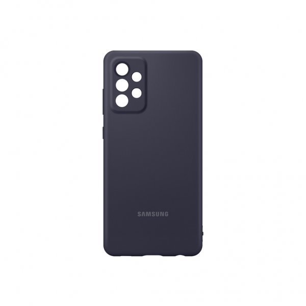 Original Galaxy A72 Case, Silicone Cover Black
