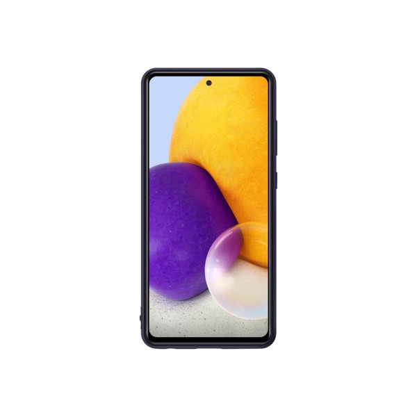 Original Galaxy A72 Case, Silicone Cover Black