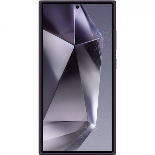 Original Galaxy S24 Ultra Case Silicone Case Dark Violet