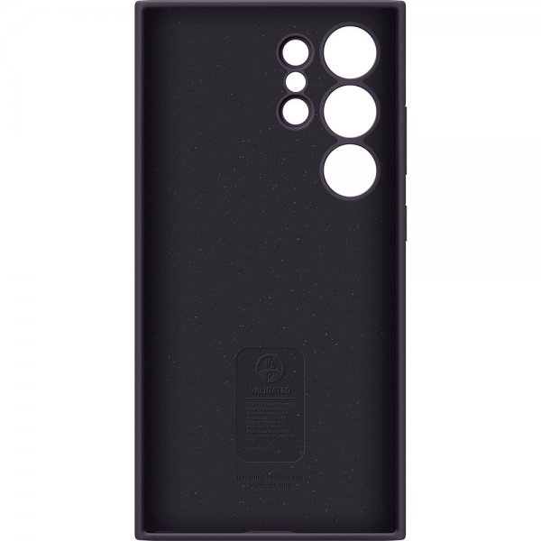 Original Galaxy S24 Ultra Case Silicone Case Dark Violet