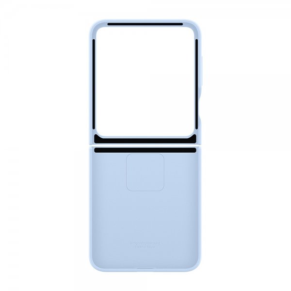 Original Galaxy Z Flip 6/Flip 7 FE Case Silicone Case Blue