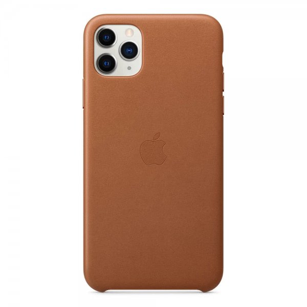Original iPhone 11 Pro Max Case Leather Case Brown