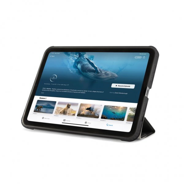 iPad mini (gen 6)/iPad mini (A17 Pro) Cover Origami No1 Original Case Black