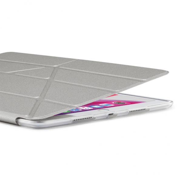 iPad 10.2 (gen 7/8/9) Cover Metallic Origami Silver