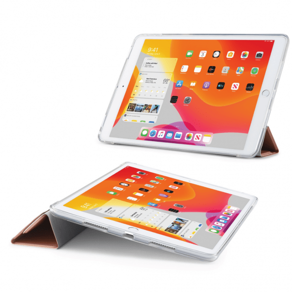 iPad 10.2 (gen 7/8/9) Cover Metallic Origami Rose Golf