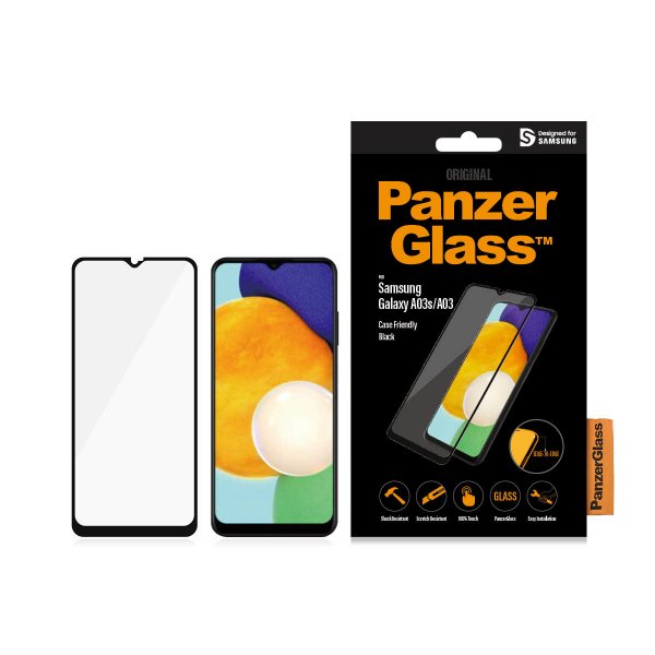 Samsung Galaxy A03/A03s Screen Protector Case-Friendly Edge-to-Edge